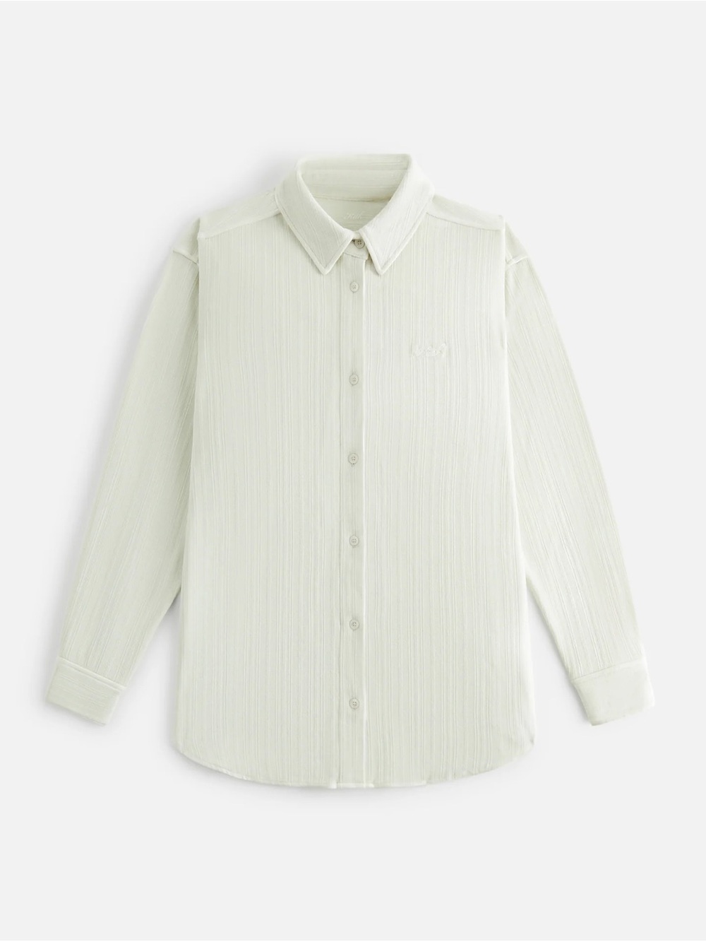 BNWT KITH ORA POINTELLE SHIRT in CHALK
